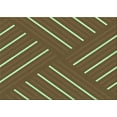 thumbnail image 1 of Ahgly Company Machine Washable Indoor Rectangle Transitional Dark Bronze Brown Area Rugs, 2' x 5', 1 of 7