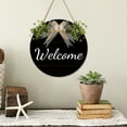 thumbnail image 1 of Dvkptbk Welcome Sign for Front Door Interchangeable Pieces,3D Welcome Hanger Funny Welcome Sign Home Outdoor Decor 11.8Inch, Door Hanger Welcome Sign Home Decor Funny Words Door Hanger, 1 of 6