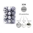 thumbnail image 5 of Kbndieu 24PCS Christmas Balls Ornaments for Christmas Tree Decorations, 1.18" Shatterproof Christmas Hanging Ornament Christmas Gifts for Holiday Wedding Party Decor Christmas Decorations Clearance, 5 of 8