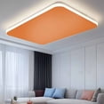 thumbnail image 2 of Orange Magnetic Fluorescent Light Covers for Ceiling Lights 2 x 4 Feet, Pure Orange Office Classroom Kitchen Drop Ceiling Light Covers Lighting Filters Shade Panel 4 Packs, 2 of 9