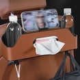 thumbnail image 5 of Multifunctional 4 In 1 Backseat Organizer With Storage Compartments Cup Holders And Convenient Hooks For Vehicle, 5 of 5