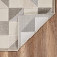 thumbnail image 2 of 5â€™ x 7â€™ Gray Triangle Indoor Outdoor Area Rug, 2 of 4