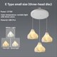 thumbnail image 5 of 3D Printed Cluster 3Light Chandelier Wave Design Ceiling Chandelier E, 5 of 5