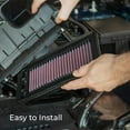 thumbnail image 4 of K&N engine air filter, washable and reusable: 2014-2019 Chevrolet Corvette, Corvette Z06, and Corvette ZR1 E-0665, 4 of 11