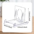 thumbnail image 2 of 24 Pcs Clear Plastic Display Stand, Adjustable Clear Plastic Display Stands Easel Multifunctional Display Holder, 2 of 5