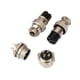 thumbnail image 3 of 2 Juegos Adaptador de Conector Y de Enchufe de Aviión de Tornillo de 4 piezas, 3 of 6