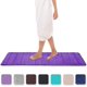thumbnail image 1 of Bathroom Bath Rugs Absorbent Non-Slip Bath Mat Washable Bath Mat-40x60cm,Purple, 1 of 5