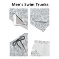 thumbnail image 3 of COOFANDY Men Bathing Suit Swimwear Square Leg Chubbies Sexy Elastic Board Short, 3 of 4