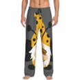 thumbnail image 1 of Fotbe Bee Gnome With Sunflower Pantalones de Pijama para Hombre, Pantalones de Dormir, Pantalones de Casa con Cintura Ajustable y Bolsillos-X-Large, 1 of 6