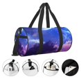thumbnail image 3 of Fotbe Dreamy Colorful Starry Sky Bolsa Deportiva de Lona Plegable con Estampado, Bolsa de Gimnasio con Bolsillo Seco/Húmedo, Bolsa de Viaje Ultraligera de Gran Capacidad, 3 of 6