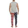 thumbnail image 5 of Prestigez Mens Tank Top American Flag T-Shirt Adult Loungewear, Size: Small, 5 of 5