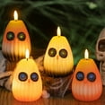 thumbnail image 1 of Autumn Owl Flameless Candle LED Night Light Battery Operated Flickering Candle Light Halloween Christmas Home Decor, 1 of 7