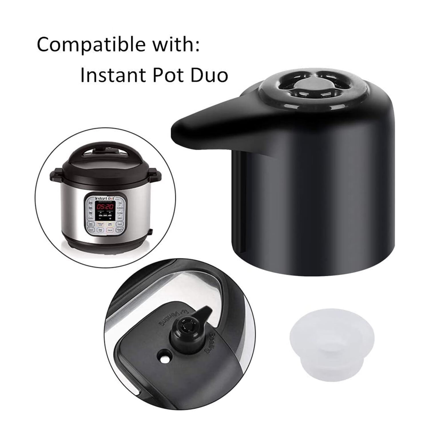 Steam Release Valve Universal Pressure Valve Release Handle for