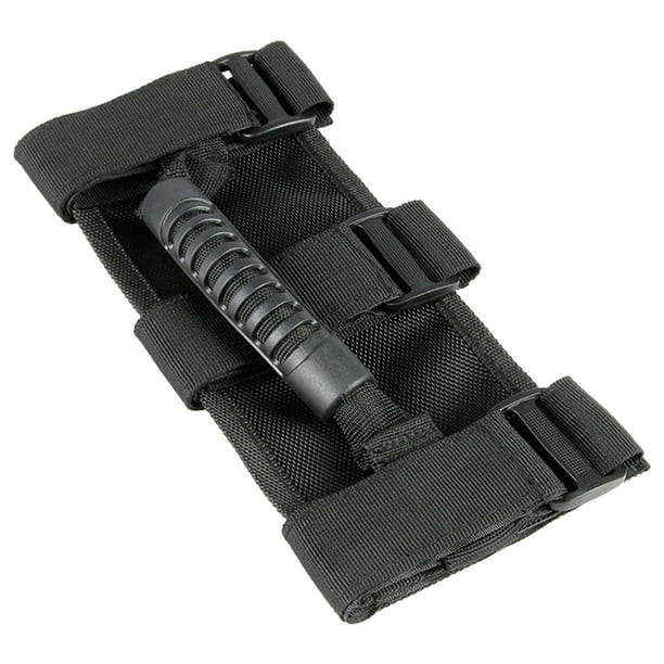 FLhrweasw Correa Agarre para Coche Asas Agarre Antideslizantes para Jeep Wrangler UTV (negro)