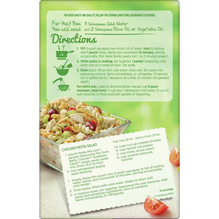 suddenly pasta salad classic dressing recipe Classic Pasta Salad