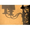 thumbnail image 2 of Kaveney, Wendy 14x11 Gold Ornate Wood Framed with Double Matting Museum Art Print Titled - Italy, Venice Lamp and shadows on a yellow wall, 2 of 4