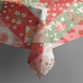 thumbnail image 5 of Pioneer Flower Floral Print Pattern Square Tablecloth, Waterproof Wipeable Spillproof Washable Table Cover for Home Kitchen Party Decor, 42"x42", 5 of 6