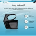 thumbnail image 4 of Marine City Adjustable Folding Cup Holder with Arms, Black ABS Plastic for Ships Marines Watercraft RVs, 4-Pack, 4 of 8