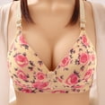 thumbnail image 2 of MDUKONU Bras for Women Women's Demi Underwire T-Shirt Bra with Sugarcup Light Yellow 38, 2 of 9