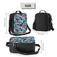 thumbnail image 2 of Lsque Fish In The Wave Lunch Bag Lunch Box for Women Men Reusable Insulated Lunch Tote Bag,Leakproof Thermal Cooler Sack Food Handbags Case High Capacity, 2 of 9