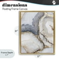 thumbnail image 4 of Stupell Industries Art Deco Crystal Geode with Gold Gold Floating Frame Canvas Art, 17 x 21, by Svetlana Aleynikova, 4 of 8