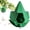 B, variant on Semi-Enclosed Bird Feeder Bird House Feeder 5.5"x5.7" Hangable Food Station Roof Design Weather Resistant Easy Refill Wild Bird Feeders for Outside, Yard, Balcony, Garden Tree(B)
