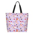 thumbnail image 1 of Disketp Fashionable Cats Bolsa Tote Estampada para Mujer, Bolso de Hombro y de Mano para Compras y Viajes, 1 of 8