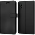 thumbnail image 1 of CoverON Alcatel Apprise Phone Case / Glimpse / Volta Wallet Case, RFID Blocking Vegan Leather 6x Card Slot Holder Cover Flip Folio Phone Pouch, Black, 1 of 6