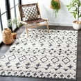 thumbnail image 2 of SAFAVIEH Cottage Leptis Geometric Indoor/Outdoor Area Rug, Ivory/Dark Grey, 9' x 12', 2 of 6