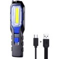 thumbnail image 1 of Luz de trabajo de construcción duradera, linterna LED con batería recargable con base magnética y diseño compacto, fuente de alimentación de emergencia que garantiza una iluminación versátil para, 1 of 5
