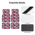 thumbnail image 4 of Fotbe American Stars2 Juego de 4 Tapetes para Auto con Estampado – Alfombrillas de Goma Reforzada, Diseño Antideslizante, Protección para Todo el Año – Vehículos, Autos, Camionetas y SUVs, 4 of 7