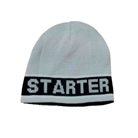 Men's Grey With Black Stripe Winter Beanie Stocking Cap Hat