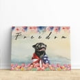 thumbnail image 3 of Freedom Pug on Independence Day 4th of July Horizontal Matte Canvas Poster Dog Lover Gifts Wall Art Home Decor - 01005, 3 of 5