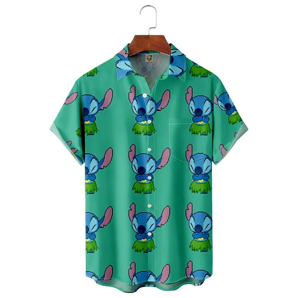 Disney Stitch Hawaiian Shirt, Funny Stitch Beach Shirt, Movies Lilo