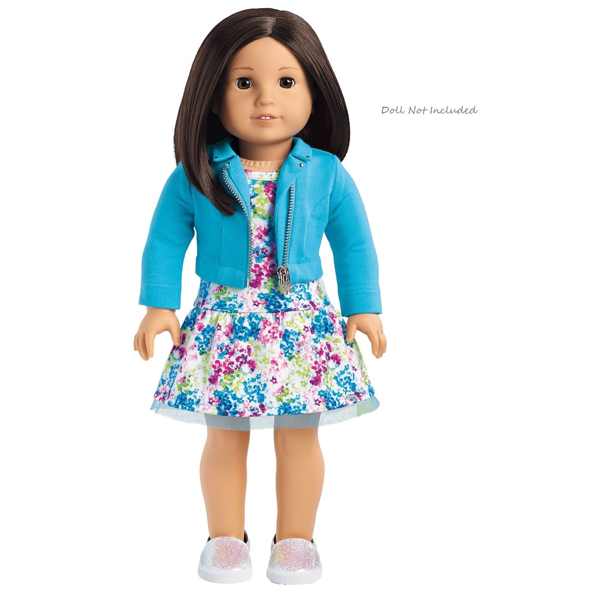Details about   Blue Floral Dress for 18 Inch American Girl Doll FREE SHIPPING!! 