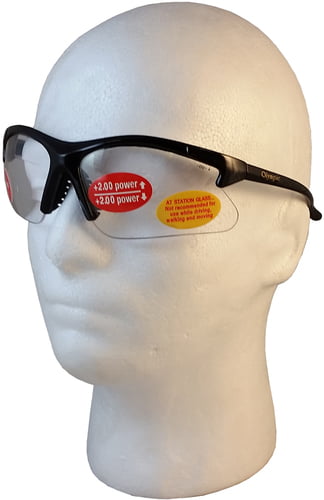 Clear Galeton 11036 Rail Anti-Scratch Anti-Fog Wrap-Around Lens Safety Glasses