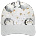 thumbnail image 1 of Happy and Snowflake Baseball Cap Classic Golf Cap Soft Dad Hat Multicolor Adjustable Low Profile Hat Unisex, 1 of 6
