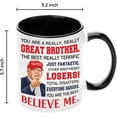 thumbnail image 7 of Best Brother Ever Mug - Brother Gifts From Sister - Fathers Day, Birthday Gift For Brother, Big Brother Gifts - Funny Brother Gifts For Brothers From Sisters, Siblings - Brother Ceramic Mug 11Oz, 7 of 7