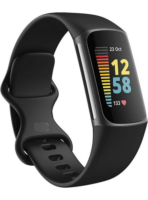 Open Box Fitbit Charge 5 Fitness Tracker FB421BKBK - Black/Graphite