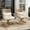 Brown, variant on POTEBAN Wicker Outdoor Daybed-Outdoor Loveseat with Storage Ottoman, 4-Level Adjustable Backrest & Cushions for Balcony, Garden, Poolside (Blue)