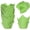 Green, variant on Miaocao 50 Pcs Tulip Baking Cups Cupcake Muffins Liners Paper Greaseproof Wrappers for Wedding Birthday Party Festivals Christmas, Orange