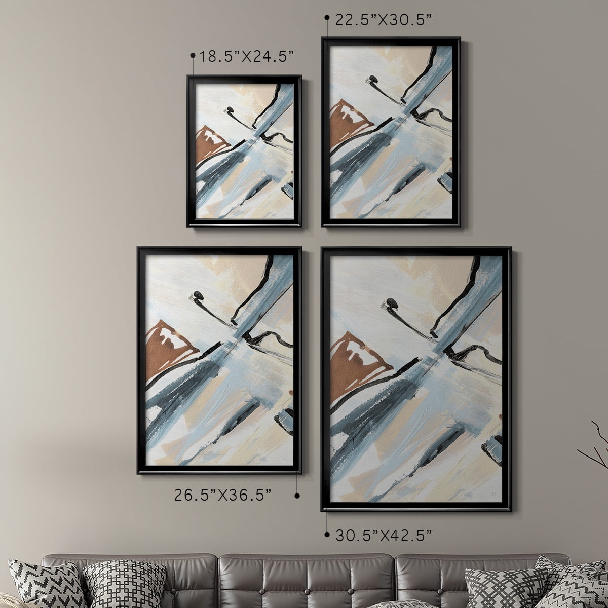 Dancing Wind Revisit I Premium Classic Framed Print - Ready to Hang