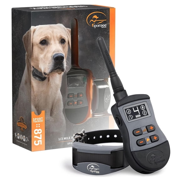 Collar de adiestramiento SportDOG SportTrainer 875 resistente al agua con control remoto, 0,8 km