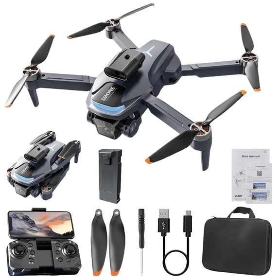 Drone with Camera for Kids and Beginners, Brushless Motors with Long Flight Time, Obstacle Avoidance & Portable Bag