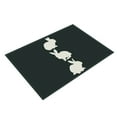 thumbnail image 1 of Easter Linen Placemats Seasonal Spring Washable Table Mat Easter Bunny Pattern Design Farmhouse Holiday Gathering Party Dinner Table Decoration, 1 of 4