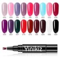 thumbnail image 3 of Nail Polish Pen Safe Ingredients Bright Color Fast Dry Long-Lasting Effect High Pigmented Decorative Lightweight One-Step Nail Polish Pen Beauty Tool Nail Supplies, 3 of 8