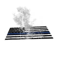 thumbnail image 6 of Reflective Blue Line US Flag Decal Stickers for Cars & Trucks, 6 of 6