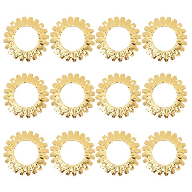12pcs Iron Lamp Rings Decorative Lamp Accessories Chandelier DIY Supplies