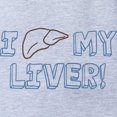 thumbnail image 2 of CafePress - Organ I Love My Liver_Tr - Cute Infant Baby Football Bodysuit, 2 of 3