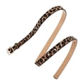 thumbnail image 3 of Cinturón de piel sintética con estampado de leopardo para mujer, cinturón de moda para pantalones (hebilla cuadrada), 3 of 5